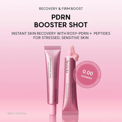 Arencia PDRN Booster Shot Serum, Rosy-PDRN & Peptides for Glowy, Healthy Skin