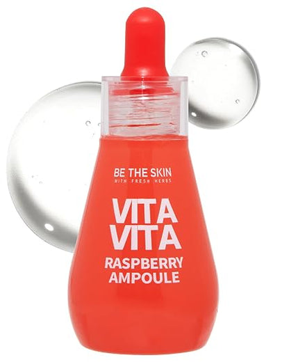 BE THE SKIN Vitavita Raspberry Serum, 11 Peptides + Vitamin B12, 1.01 fl oz