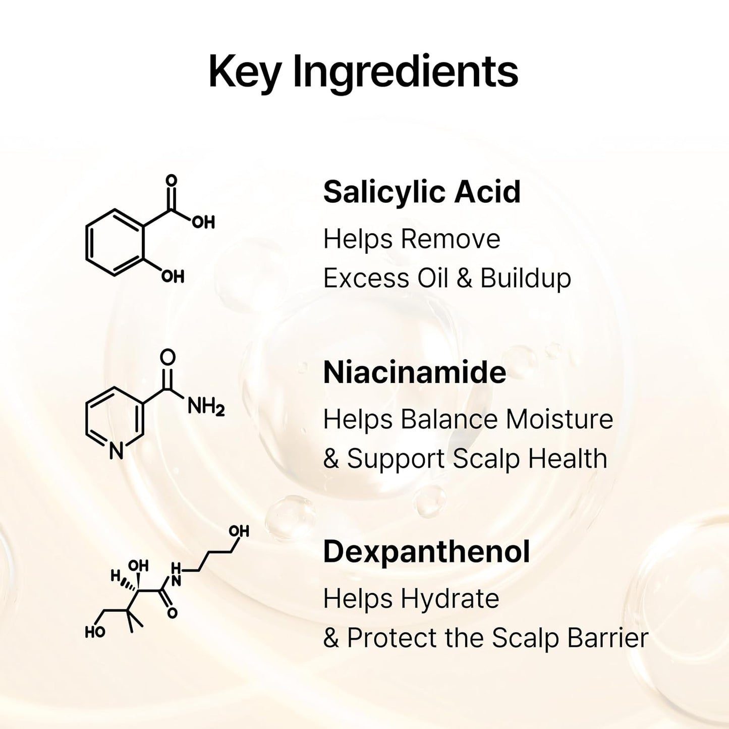 GROWUS Sea Salt Scalp Exfoliator Scrub - Salicylic Acid, Niacinamide, Dexpanthenol, Exfoliating, Deep Cleansing for Itchy, Oily, Greasy Roots and Scalp, No Paraben and Sulfate