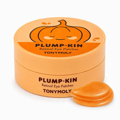 TONYMOLY Plump-kin Pumpkin Retinol Under Eye Patch, Dark Circles, 30 Pairs