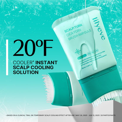 lilyeve SCALPTURN Cica PDRN Scalp Serum with Built-In Brush