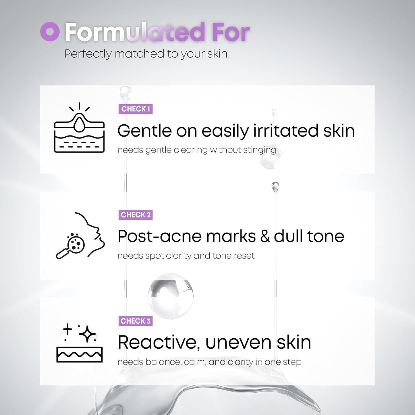 NINELESS Molecule-Clear 5% Mandelic Acid Serum, AHA Exfoliating