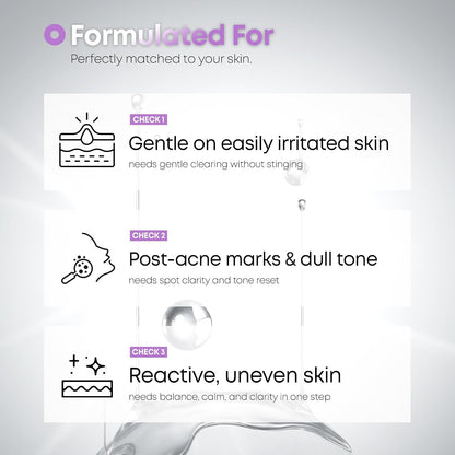 NINELESS Molecule-Clear 5% Mandelic Acid Serum, AHA Exfoliating