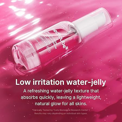 medicube PDRN Pink Collagen Glow Jelly Serum - Lightweight Water-Jelly For Plump & Supple Skin, Radiance & Elasticity Care with PDRN, Collagen, Niacinamide