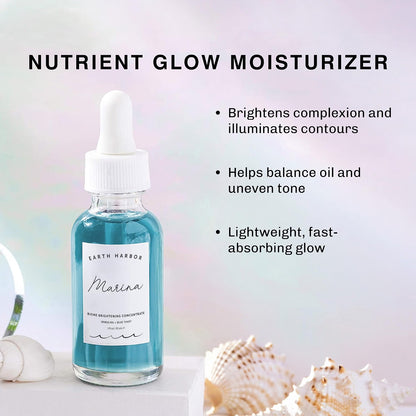 Earth Harbor Marina Biome Concentrate, Squalane & Blue Tansy Facial Serum