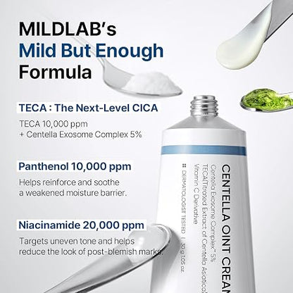 Centella Oint Cream | Facial Cream for Troubled & Sensitive Skin with TECA, Niacinamide, Centella Exosome