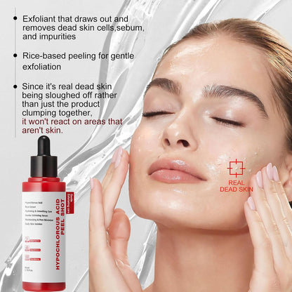 Medicube Gentle Exfoliating Serum with Hypochlorous Acid & Rice Extract - Daily Peel Solution for Smooth & Radiant Skin