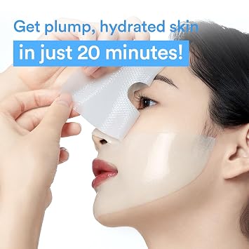 Abib Vegan Collagen Gel Mask Sedum Jelly (1 Mask Sedum) I Korean Vegan Collagen, Cooling Hydrating Hyaluronic Acid Hydrogel Face Mask Skin Care