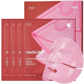 medicube Jelly Gel Mask with Firming NAD EGF Overnight Face Mask - Korean Skincare, 28g x 4ea Visit the medicube Store