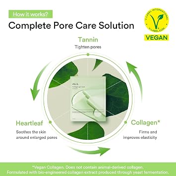 Abib Vegan Collagen Gel Mask Heartleaf Jelly 1 mask (Soothing) I Korean Vegan Collagen, Cooling Calming Hyaluronic Acid Hydrogel Face Mask Skin Care