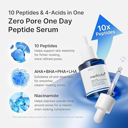 medicube Zero Pore One Day 10 Peptide Serum | Pore Refining & Oil Balancing Serum
