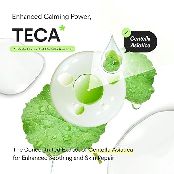 Abib Heartleaf TECA capsule serum Calming drop 1.69 fl.oz., Soothing Hydration with Centella Asiatica & Niacinamide, Lightweight Korean Skincare for Sensitive & Blemish-Prone Skin