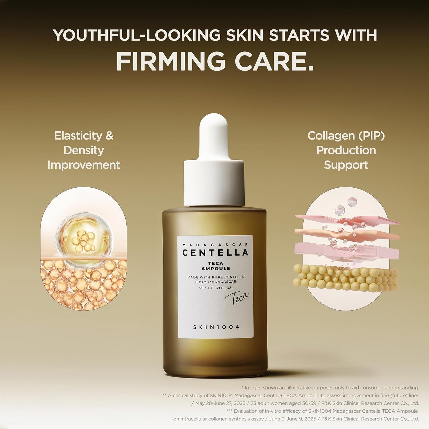SKIN1004 Madagascar Centella TECA Ampoule, Korean Face Serum for Oil Balance & Moisture Barrier Support with TECA & PDRN, Hydrating Serum for Skin Firmness, Korean Skin Care