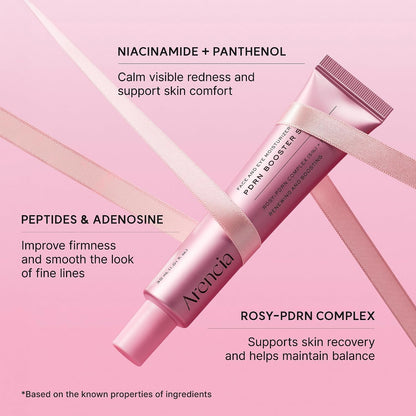 Arencia PDRN Booster Shot Serum, Rosy-PDRN & Peptides for Glowy, Healthy Skin