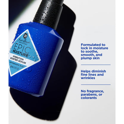 Jack Black Epic Moisture Hydration Booster Serum for Men, Lightweight Men’s Face Moisturizer & Anti-Wrinkle Skin Care