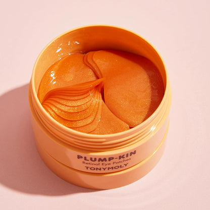 TONYMOLY Plump-kin Pumpkin Retinol Under Eye Patch, Dark Circles, 30 Pairs