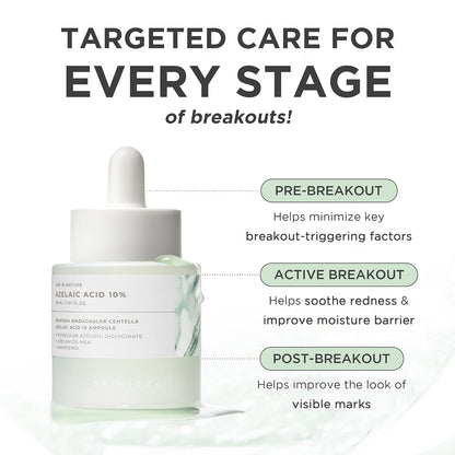 SKIN1004 Azelaic Acid 10% Ampoule, Korean Facial Centella Serum