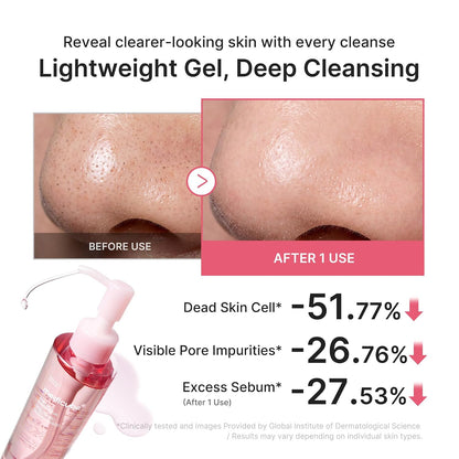 Medicube Cleansing Oil PDRN Mild for Uneven Tone Care, PDRN Watery Cleanser for Pore & Sebum Care, Waterproof Makeup & SPF Remover, Low irritation, Korean Skin Care