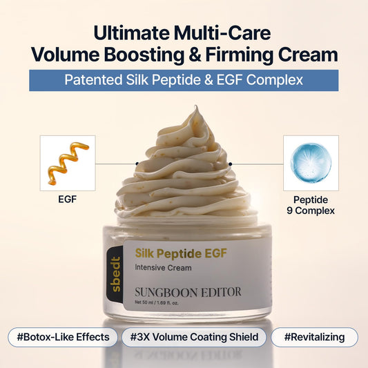 SUNGBOON EDITOR Silk Peptide EGF Intesive Cream for Fine Lines