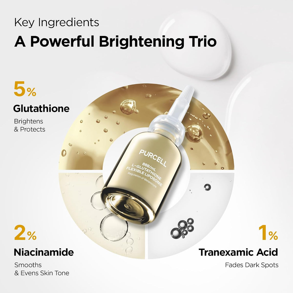 PURCELL 5% L-Glutathione Serum for Stubborn Discoloration