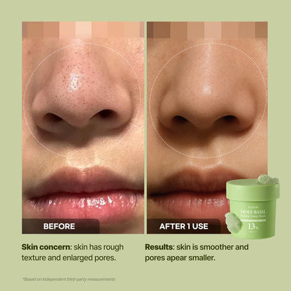 P.CALM Viral Holy Basil Bubble Mask + Dual Pore Brush Set – Deep Cleansing for Pores & Blackheads with Holy Basil & Carbonated Water