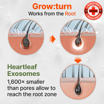 lilyeve GROWTURN 3D Volume Shampoo, Biotin, Hair Growth