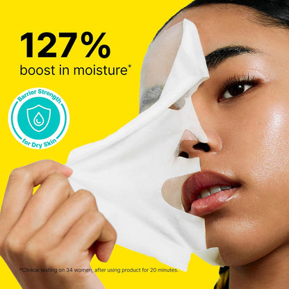 Dr.Jart+ Ceramidin Skin Barrier Moisturizing Korean Face Mask Ceramide NP and Panthenol, Sheet Mask, Beauty Gifts for Women, Korean Skin Care
