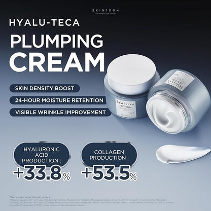 SKIN1004 Hyalu TECA Firming Cream, Face Moisturizer for Dewy, Plump Skin, Night Cream for Deep Hydration & Elasticity, Ceramide & Centella for Skin Barrier Support