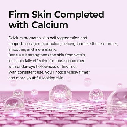 Dr.Melaxin Calcium Volume Under Eye Patches for Puffy Eyes & Dark Circles, Hydrogel Eye Mask for Wrinkles, Fine Lines & Sagging Skin, Firming Collagen Eye Patch (60 Count)