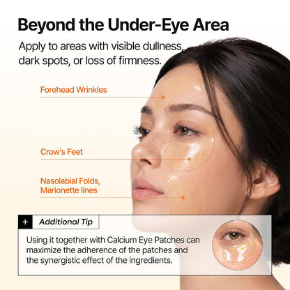 Dr.Melaxin TX Kojic Acid Retinal Eye Patch for Dark Circles and Puffiness, Radiance Capsule-Infused Anti-Aging Eye Mask for Wrinkles, K-Beauty Skincare