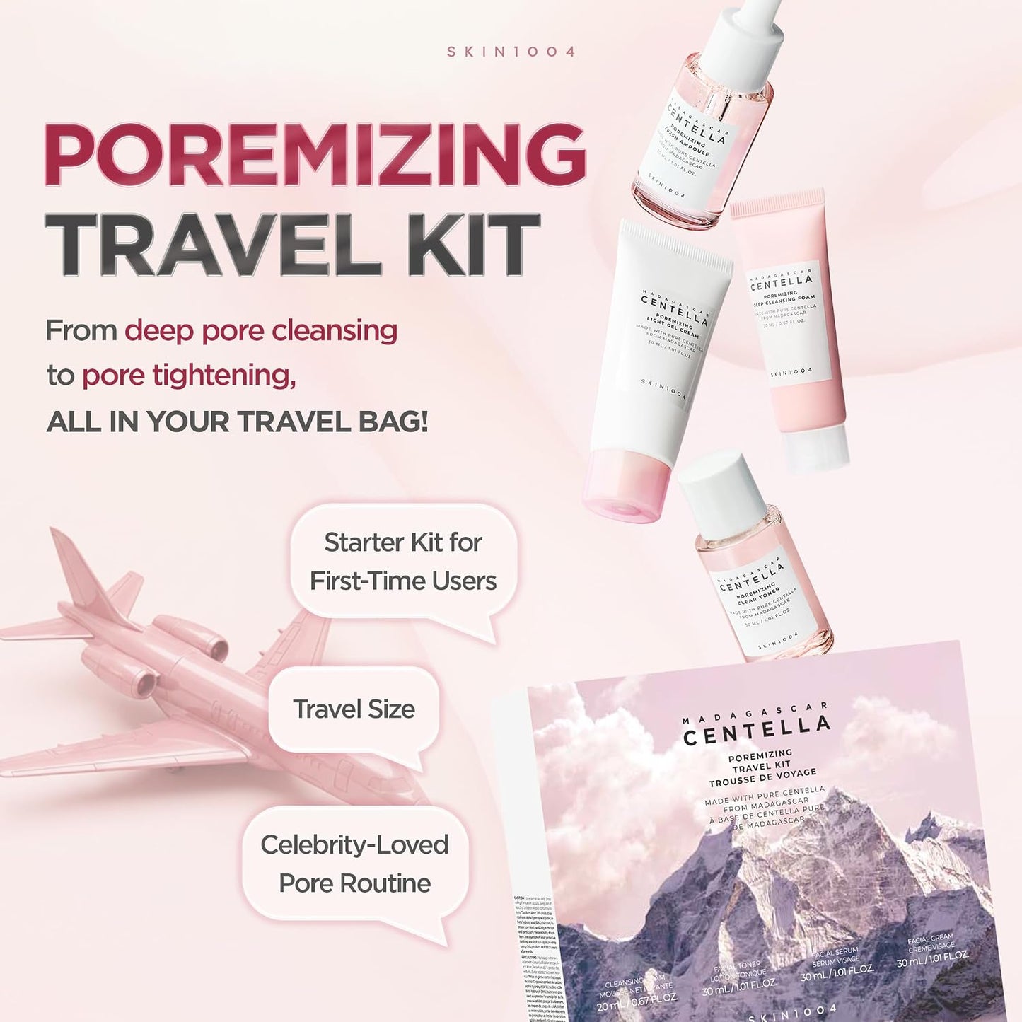 SKIN1004 Madagascar Centella Poremizing Travel Kit