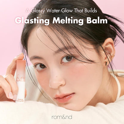 rom&nd Glasting Melting Balm, Tinted Lip Balm, 03 Sorbet Balm