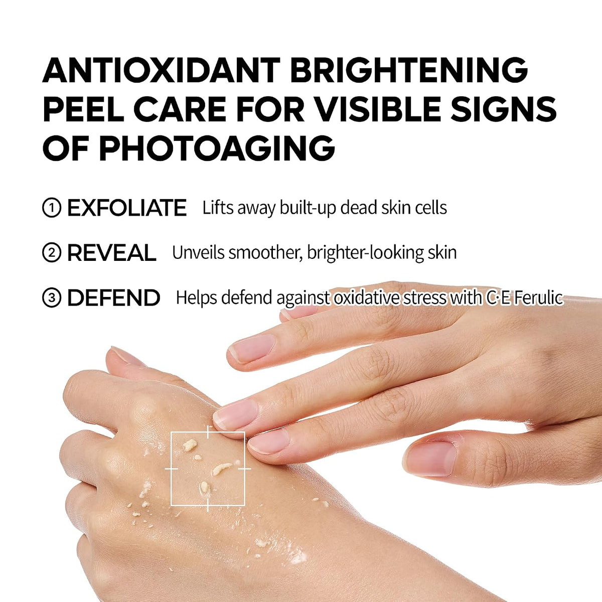 Dr.Melaxin Peel Shot Glow Rice Peeling Ampoule, Dead Skin Gentle Exfoliating Ampoule with Rice Water Extract, AHA BHA, Niacinamide, Daily Skin Texture Care, Korean Skincare