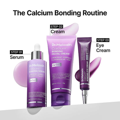 Dr.Melaxin Calcium Bonding Serum with REBORNIC 10,000ppm, Firming & Volumizing Serum for Sagging Skin, Calcium Complex & Collagen for Elasticity & Skin Density