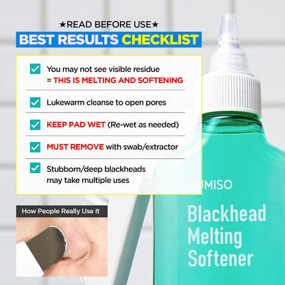 JUMISO Blackhead Remover Kit for Strawberry Nose + Pads + Swabs
