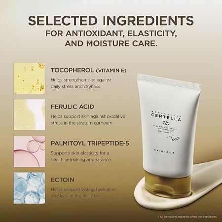 SKIN1004 Madagascar Centella TECA Cream, Korean Centella Face Moisturizer for Blemish-Prone Skin with TECA & PDRN, Cica Cream for Oil & pH Balance with Vitamin E