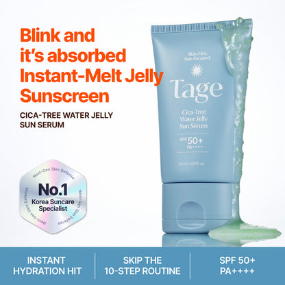 Tage - Cica-Tree Water Jelly Sun Serum 50ml
