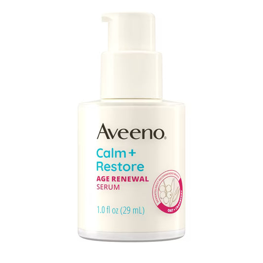 Aveeno Calm + Restore Age Renewal Anti Aging Face Serum