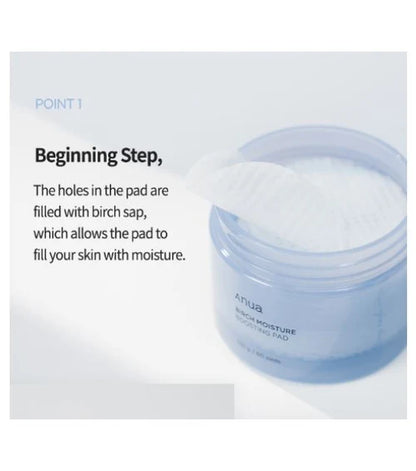 ANUA Birch Moisture Boosting Pads - 70 pads