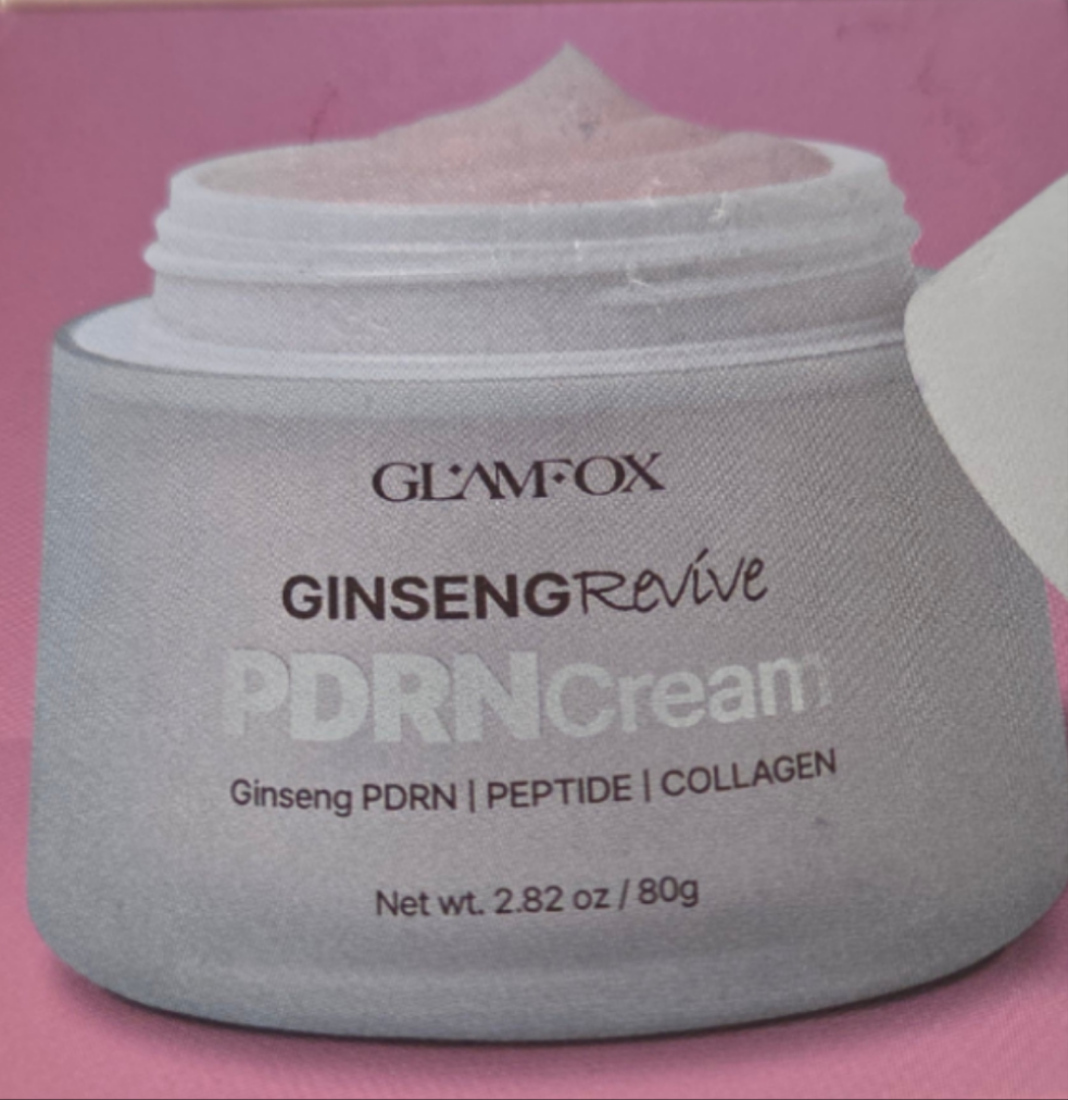 Glamfox Ginseng Revive PDRN Cream - Advanced Wrinkle Care, enhances skin elasticity, skintone and texture - New Product!