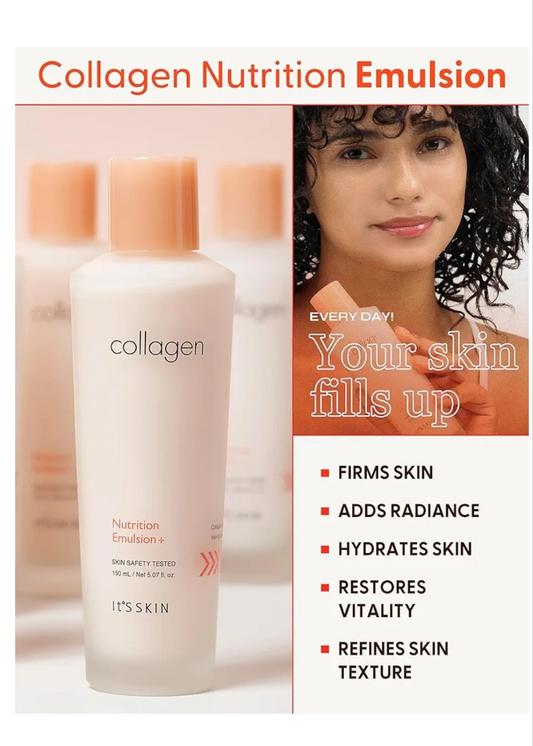 ITS SKIN Collagen Nutrition Emulsion - Boosts Collagen and Adenosine for Face Lift & Fine Lines