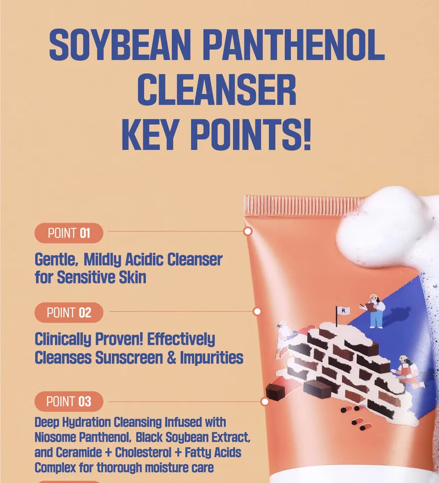 ROUND LAB Soybean Panthenol Cleanser