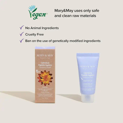 Mary&May Calendula Peptide Ageless Sleeping Mask
