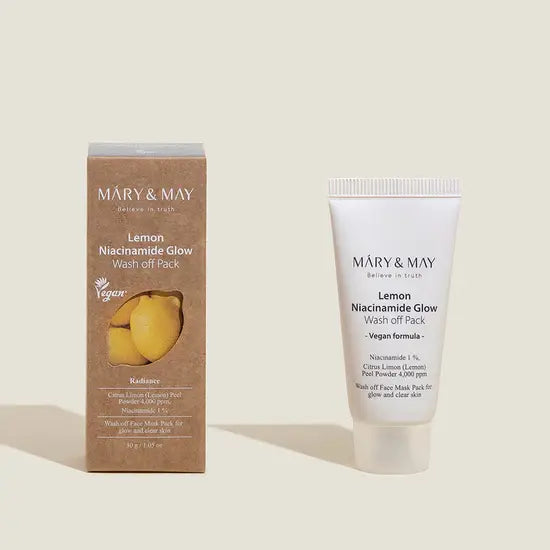 Mary&May Vegan Lemon Niacinamide Glow Wash off Pack
