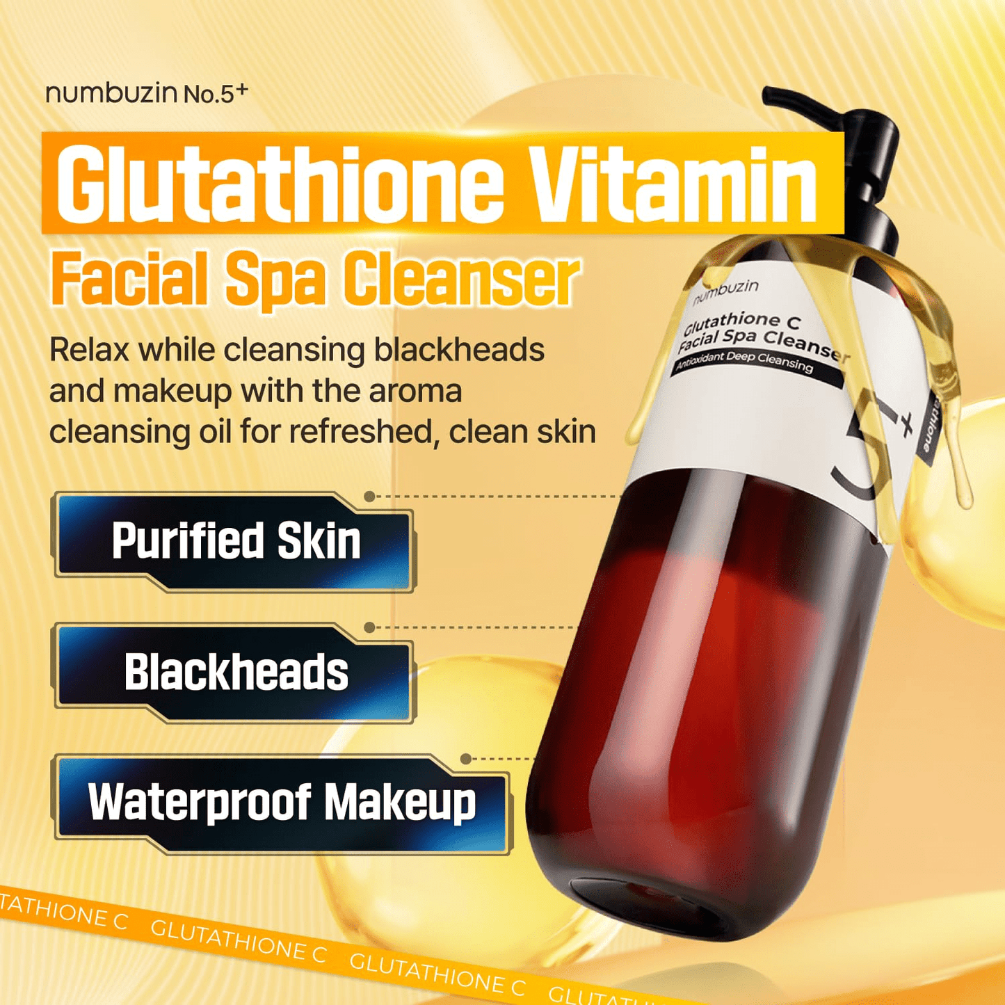 NUMBUZIN No.5+ Glutathione Vitamin Facial Spa Cleanser