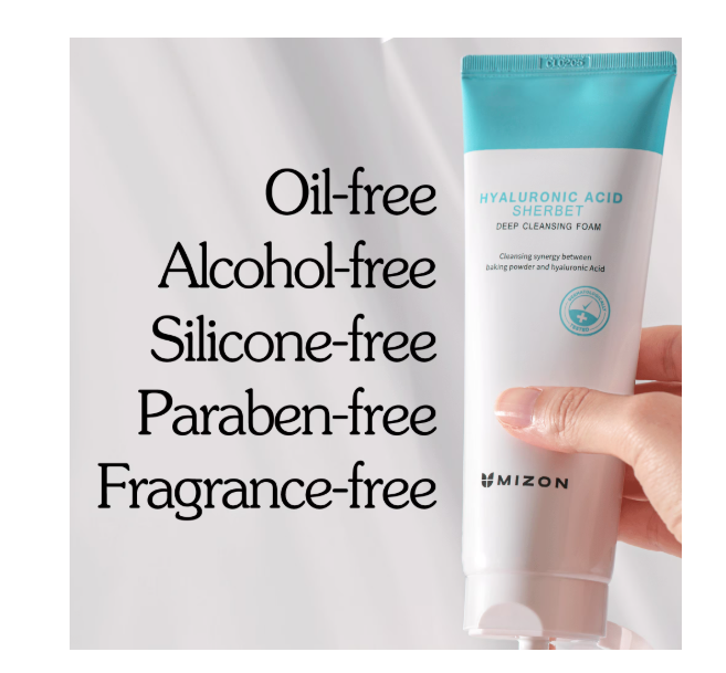 Mizon Hyaluronic Acid Sherbet, Deep Cleansing Foam