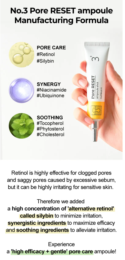 numbuzin - No. 3 Pore Reset Ampoule Shot