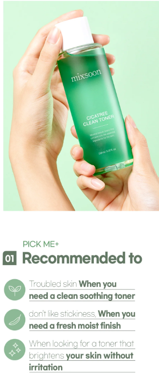 Mixsoon Cicatree Clean Toner