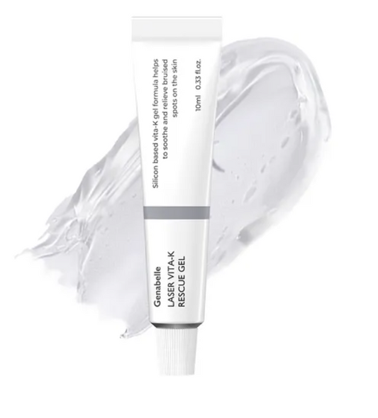 Genabelle Laser Vita- K Rescue Gel - Contains Vitamin K3, to strengthen the skin barrier and help in blood clotting to encourage healing