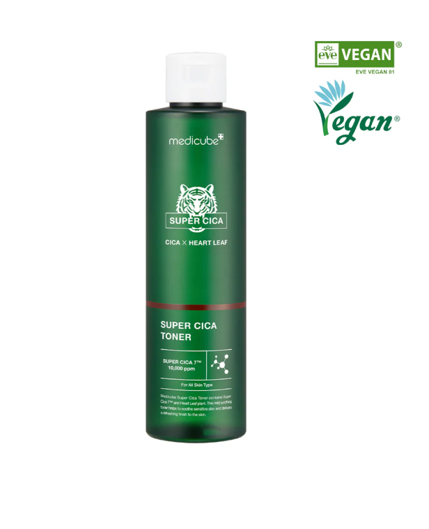 Medicube SUPER CICA TONER, CICA x HEARTLEAF